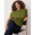 Trendyol Curve Ženska bluza Tbbss25Af00119, Zelena