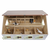 Kids Globe Konjski hlev s 7 boksi 1:24 roza barve