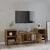TV ormarić boja dimljenog hrasta 160x35x55 cm konstruirano drvo