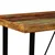 Vidaxl Barska miza iz trdnega predelanega lesa 120x60x107 cm