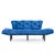 Atelier del Sofa Trosed na razvlačenje Nitta 185x85x70cm Plavi