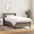 Vidaxl Box spring postelja z vzmetnico taupe 90x200 cm blago
