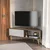 HANAH HOME TV polica Mora Walnut White