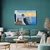 Slika grška cerkev nad morjem - 40x30