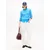 TOMMY HILFIGER Pulover azur/neonsko modra/bela