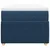 Vidaxl Box spring postelja z vzmetnico modra 90x190 cm blago