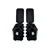 Set bočnih moto kofera MVX 28 l, crni, sa univerzalnim nosačem