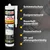IsolBau Sanitarni silikon Manhattan Sanitär Silikon 36x 300ml