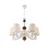 Opviq Luster Fiona Wood, 15x10x13cm, IP20, Krem-beli