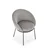 eoshop Oblazinjen jedilni stol K482, siva