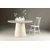 Venture Design Jedilna miza Lanzo 120x75 cm bela