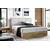 Boxspring postelja Wood2 - 200x200 cm