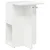 vidaXL Stranska miza Bela 35 x 40 x 55 cm Konstruiran les