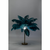 Meblo Trade Stolna Lampa Feather Palm Green 50x50x60h cm