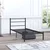 Hanah Home Ram za krevet Basic, 90x200 cm,Crni