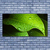 tulup.si Slika na akrilnem steklu Dew drops leaf 140x70 cm 4 obešalnika
