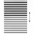 Zavjesa zebra crna 160x230 cm širina tkanine 155,9 cm poliester