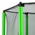 KLARFIT ROCKETKID, zeleni, 140 cm, trampolin