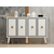 HANAH HOME Komoda Ansel White Gold