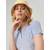 Sinsay - Crop top s vezom - bledoplavo