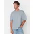 Trendyol Gray Basic 100% Cotton Crew Neck Oversize/Wide-Fit Short Sleeve T-Shirt