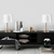 Opviq Set Stonih lampi 5101, 21x21x39 cm, IP20, 2 komada, Bela