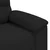 vidaXL Dvosed črne barve 160x81x84 cm blago