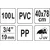 Flo PVC rezervoar za deževnico 89702 60 x 88 cm 250 l (5906083066580)
