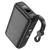 Borofone Power Bank 10000mAh BJ70 Source - Tip C - PD 20W s Tip C i Lightning kabelima crne boje