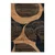 Conceptum Hypnose Tepih BSR-7, Pravougaoni, 100x140 cm, Braon-crni