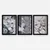 Wallity Set uramljenih slika 3SC124, 3 Dela