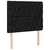 Vidaxl Box spring postelja z vzmetnico črna 100x200 cm blago