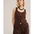 WE Fashion Telovnik  temno rjava