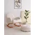 Atelier del Sofa Fotelja Yoko 75x91x91cm Bela