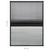Den Plise komarnik za okna aluminij 80x120 cm s senčilom
