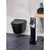 WENKO 24982800 - set za WC RAVINA 20x70 cm nerđajući čelik/crna