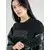 Guess Majica W5GI04 J1314 Črna Slim Fit