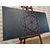 Slika orientalska Mandala v črnobeli izvedbi - 200x100