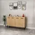 Hanah Home Konzolni sto Frezya, 120 x75 x29.6 cm, Hrast