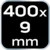Kabelske vezi EXTREME 9,0 x 450 mm, črne, 50 kosov. 01-642