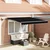 Skrovita tenda Crna 350 x 250 cm tkanina
