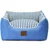 PetJungle krevet za pse sa prugama Plavi L 75x60x18 cm