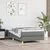 Vidaxl Posteljni okvir z vzmetmi temno siv 90x190 cm blago