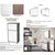 Ceramica Lux Vertikala Atina 50 x 120 bianco korpa