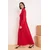 Trendyol Modest Ženska haljina Tctss26Eb00095, Crvena