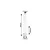 Stone lampe Paco 2/1 RGB/5W/IP20 crne