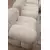 Atelier del Sofa L1 O1 1R Puf Bubble Corner Ugaona garnitura Cream Bouclette