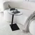 Hanah Home Klub sto Fagioli 70x75x40cm Crni