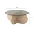 Hanah Home Klub sto Bubble, 75x35 cm, Krem