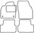 Textile car mats Seat Arona 2017-